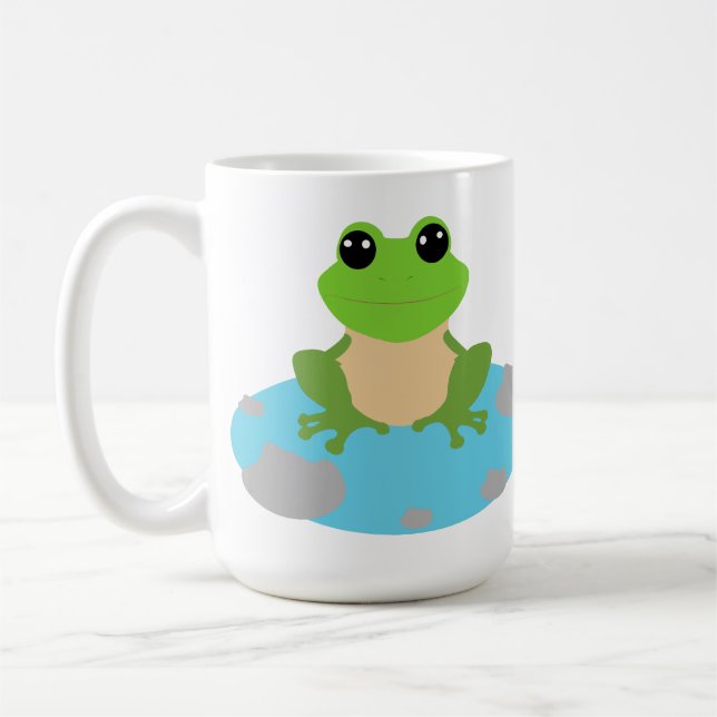 Mug grenouille dans l'étang (Gauche)
