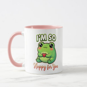 Mug Grenouille de la Saint-Valentin mignonne – Je suis