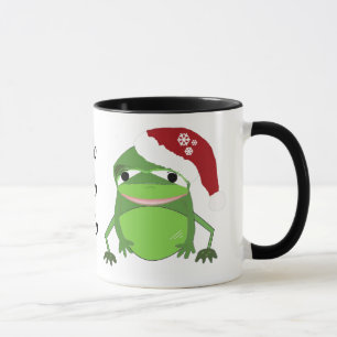 Mug Grenouille de Noël drôle avec citation