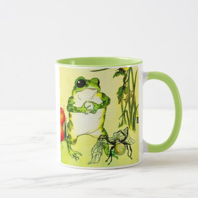 Mug Grenouille de tache de rousseur (Droite)