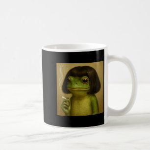 Mug Grenouille drôle Bob coupe de cheveux Fumant Mème