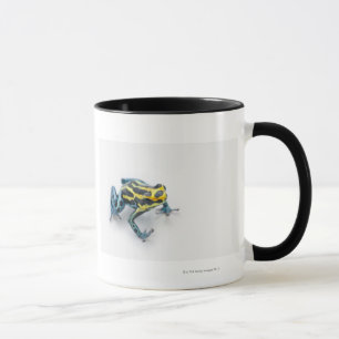 Mug Grenouille noire, jaune et bleue de dard de poison