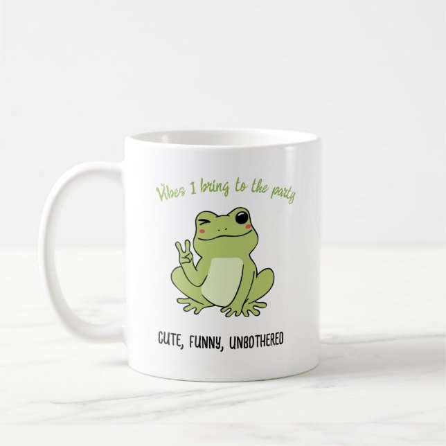 Mug Grenouille réfrigérée Retro Personnalité personnal (Gauche)