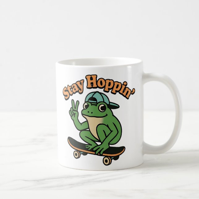Mug Grenouille sur skateboard (Droite)
