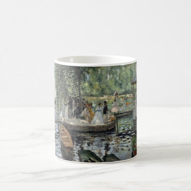 Mug Grenouillère Renoir Impressionniste Peinture Art (Centre)