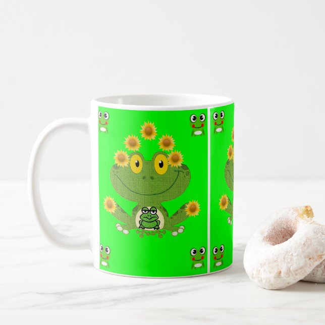 Mug grenouilles (Avec donut)