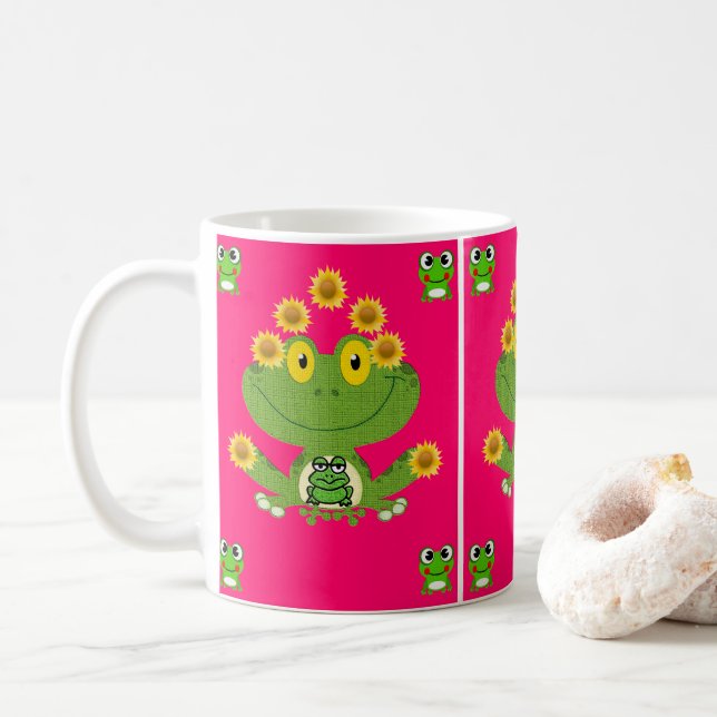 Mug grenouilles (Avec donut)