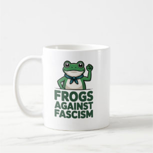 Mug Grenouilles contre le fascisme - Manifestation de