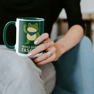 Mug Grenouilles Contre le Fascisme Manifestation de Gr