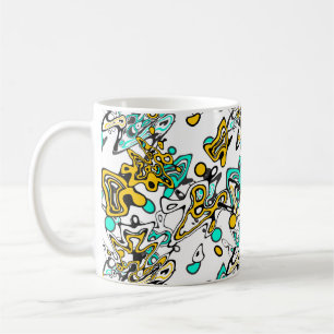Mug Gribouillis, abstrait