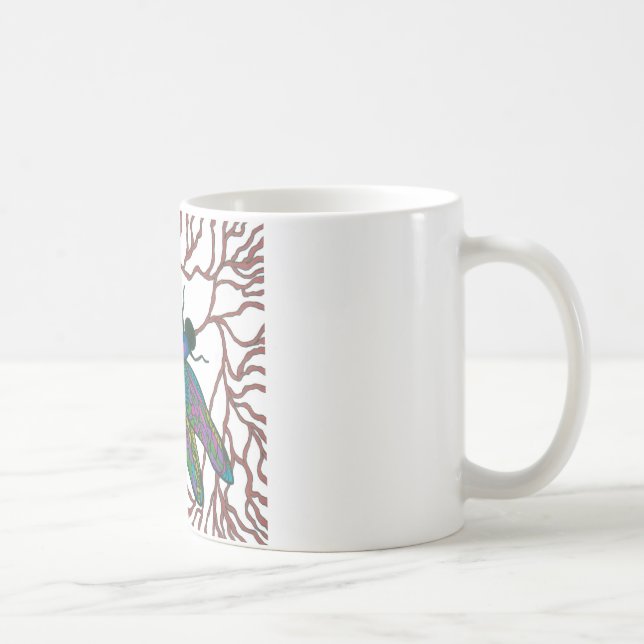 Mug Griffonnage de libellule (Droite)