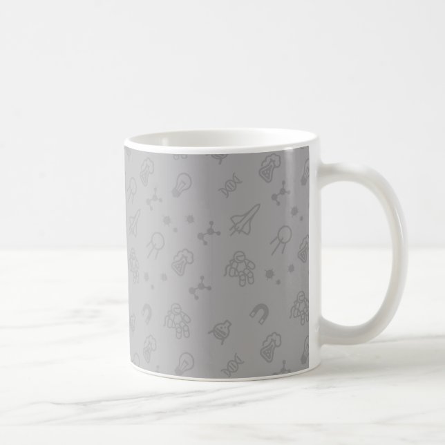 Mug Griffonnages de l'espace et de la Science (Droite)