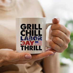 Mug Grill USA America Fête du Travail Thrill BBQ Party