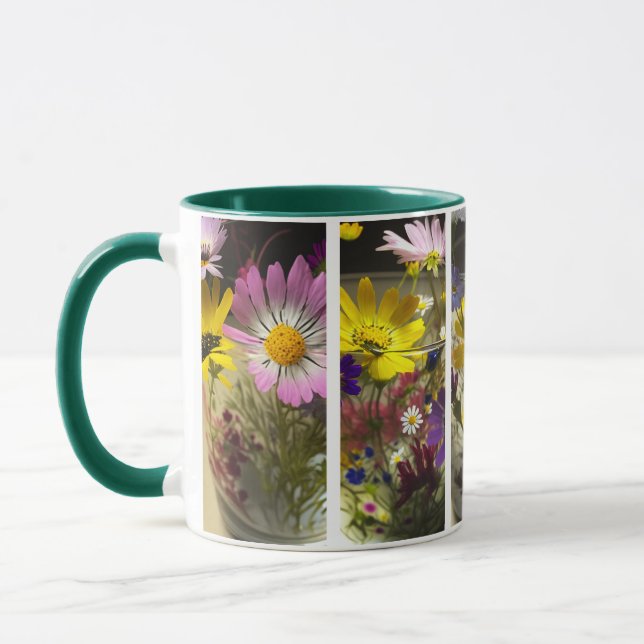 Mug Grille de fleurs #1 (Gauche)