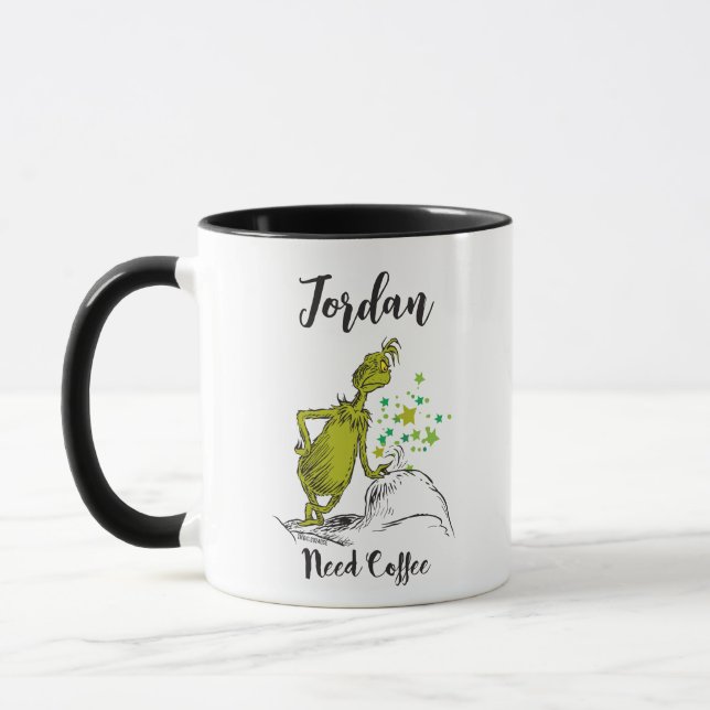Mug Grille | Drôle Besoin café personnalisé (Gauche)