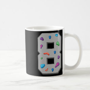 Mug Grimpeur de 8 ans Anniversaire Bloc Escalade R