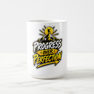 Mug Grimpeur de montagne Progresser plutôt que la perf