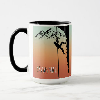 Mug Grimpeur Montagnard Personnalisé 
