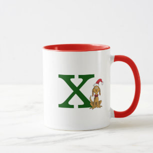 Mug Grinch classique max   Monogramme X