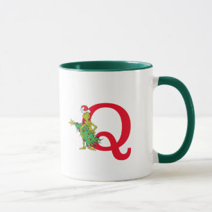 Mug Grinch classique Naughty Monogram Q