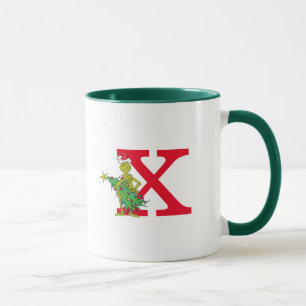 Mug Grinch classique Naughty Monogramme X