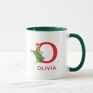 Mug Grinch classique   Naughty Name & Monogram O
