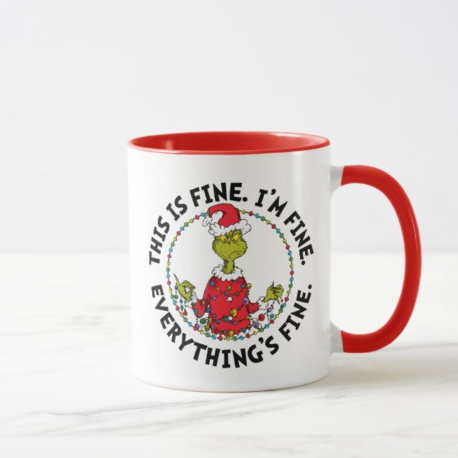 Mug Grinch | Everything's Fine (Droite)