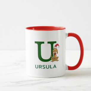 Mug Grinch Max classique Nom et monogramme U