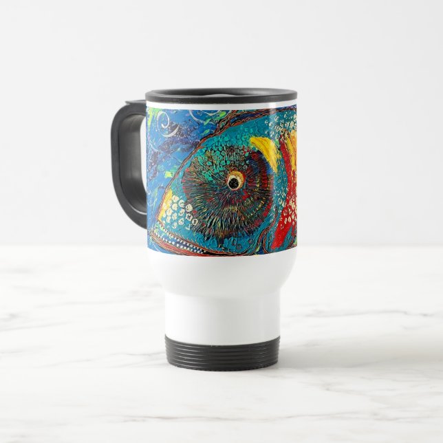 Mug Grinning Grouper (Front Left)