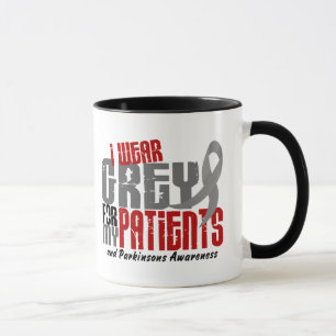 Mug GRIS d'USAGE du :maladie de Parkinson I POUR MES