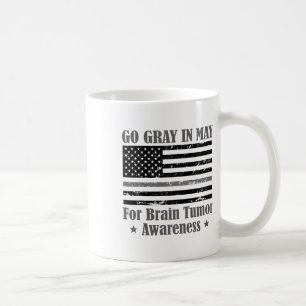 Mug Gris En Mai Cerveau Sensibilisation À La Tumeur Ca
