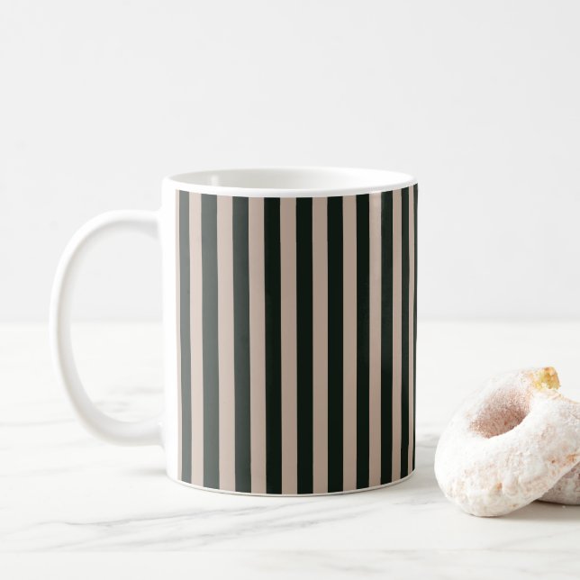 Mug Gris foncé vert (Avec donut)