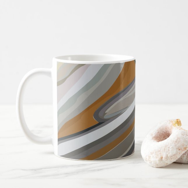 Mug Gris or Gris Gris Motif (Avec donut)