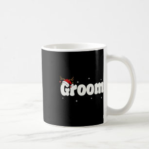 Mug Groom Bride Père Noël Couples tenues de Noël Xmas 