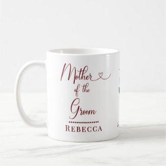Mug Groom Pink Peony Wedding