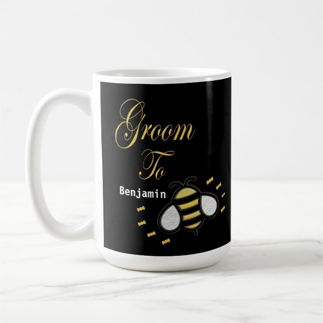 Mug Groom To Be Bachelor Party Personnaliser (Gauche)