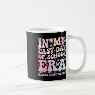 Mug Groovy de ma dernière journée d'école époque deuxi