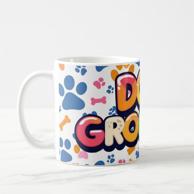 Mug Groovy Dog Groomer (Gauche)