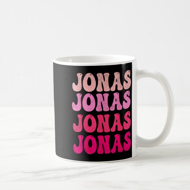 Mug Groovy Jonas First Name D I Love Jonas Tees Meme  (Droite)
