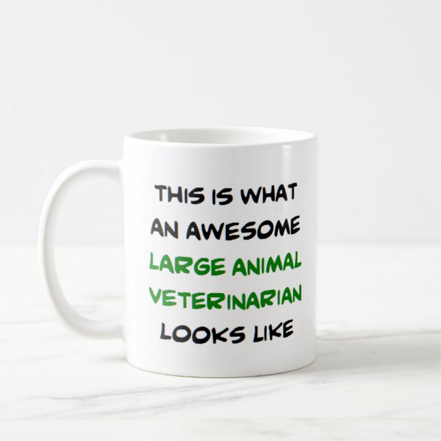 Mug gros animal vétérinaire, génial (Gauche)