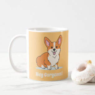 Mug Gros Chiot de Corgi - Hey Corgee