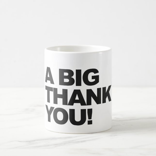 Mug Gros Merci noir (Centre)