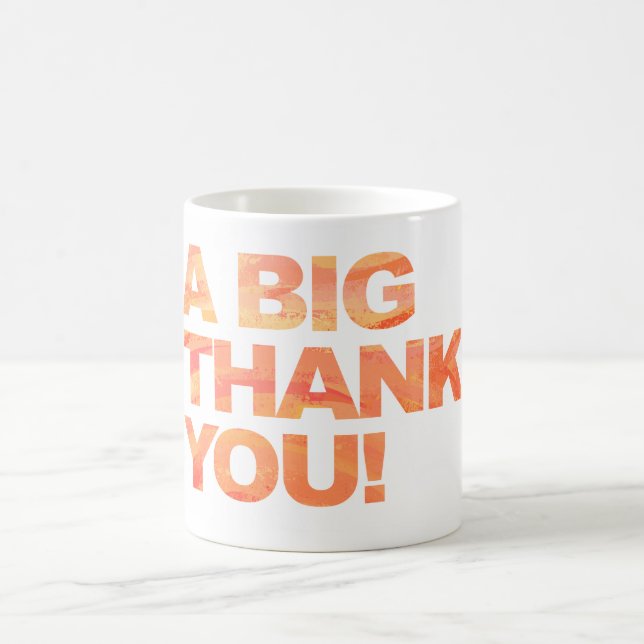 Mug Gros Merci orange (Centre)