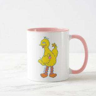 Mug Gros Oiseaux tenant des ornements de Noël