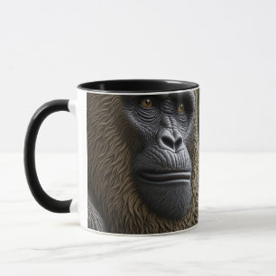 Mug Gros Pied de face rapproché   Gorille, Singe de la