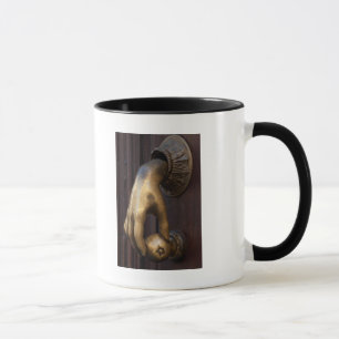 Mug Gros plan sur la porte de main, Mexique