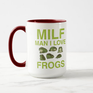 Mug groseille citer milf man j'aime grenouilles bumper
