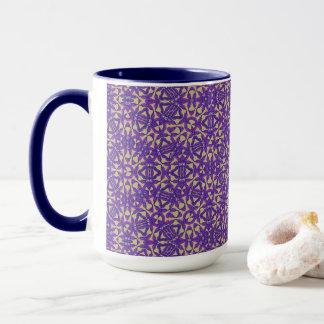 Mug Grosse Musique violet et or
