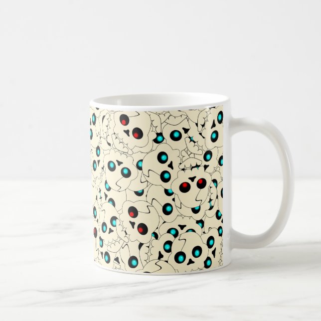 Mug "Grosse pile de crânes" (Droite)