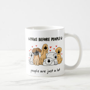 Mug Groupe de famille de chiens mignons pour les maman